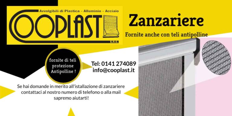 Scopri di più sull'articolo Teli antipolline per zanzariere Asti-Alessandria